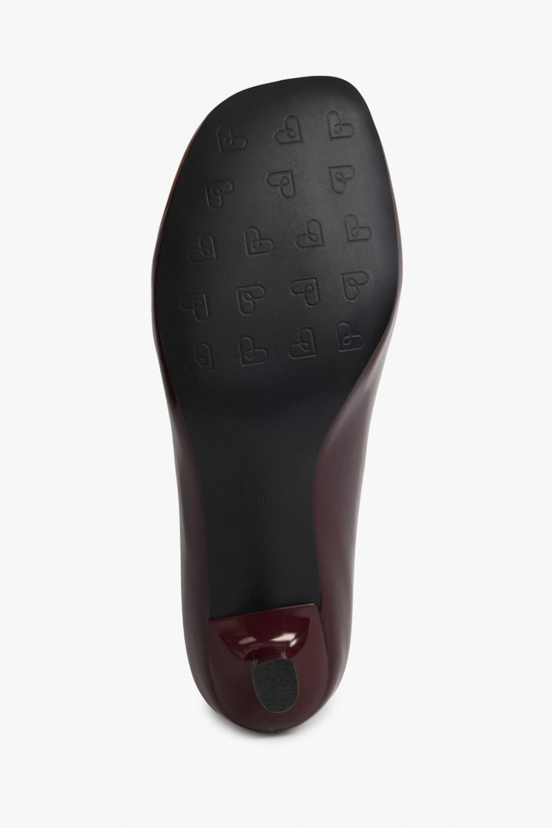 Ботильоны из лаковой экокожи Lera Nena, цвет: Бордовый LNU.302.18094.330 купить онлайн