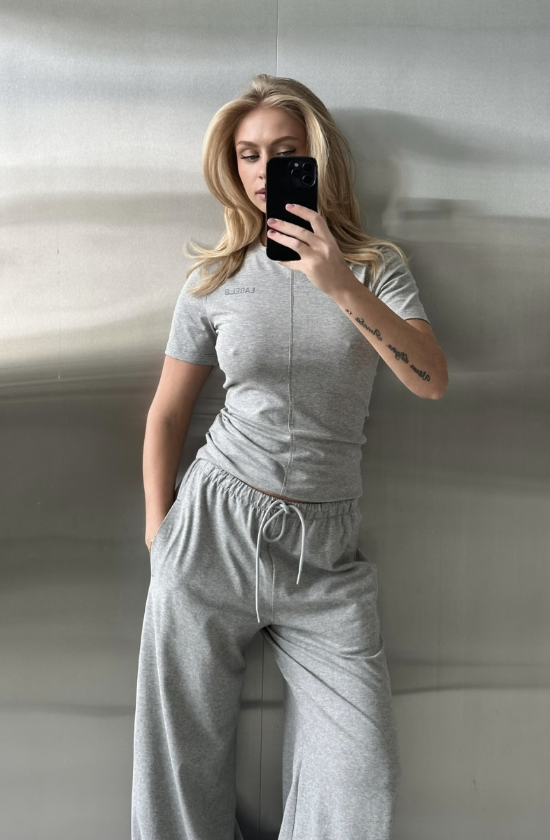 Футболка Слим-фит Label .B, цвет: серый меланж, Tp.04.3.4101.0226GRM купить онлайн