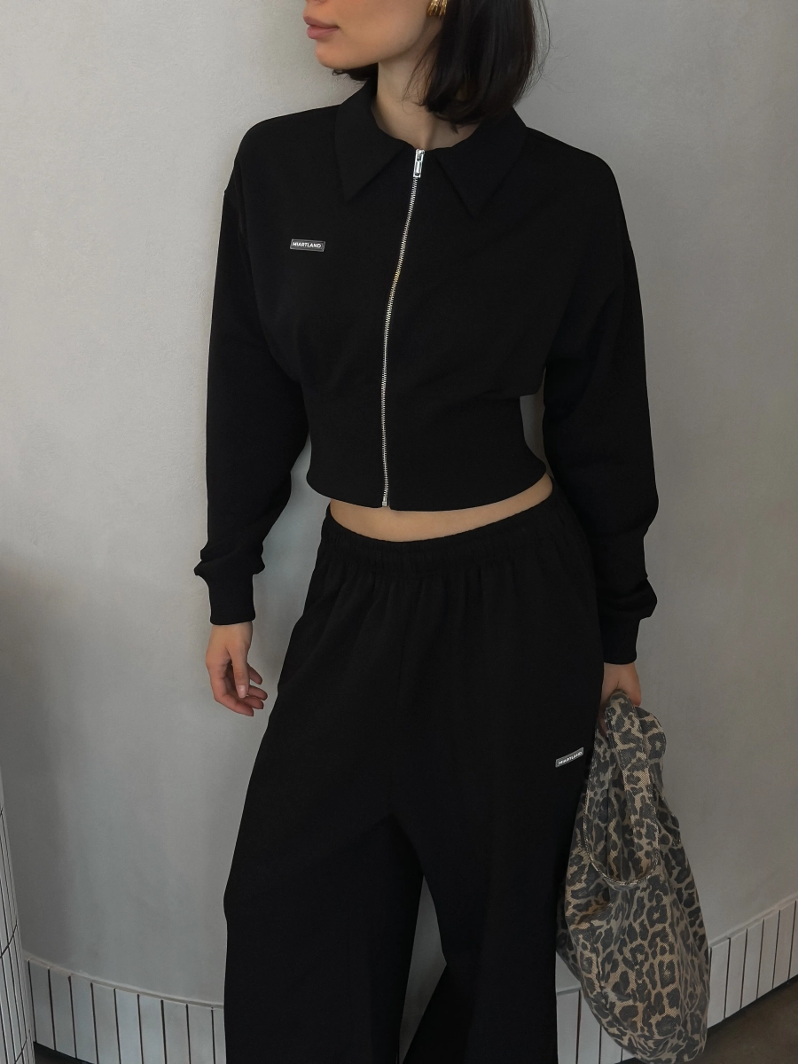 Зип худи "FLY" MIARTLAND, цвет: Черный, НФ-00000786 купить онлайн