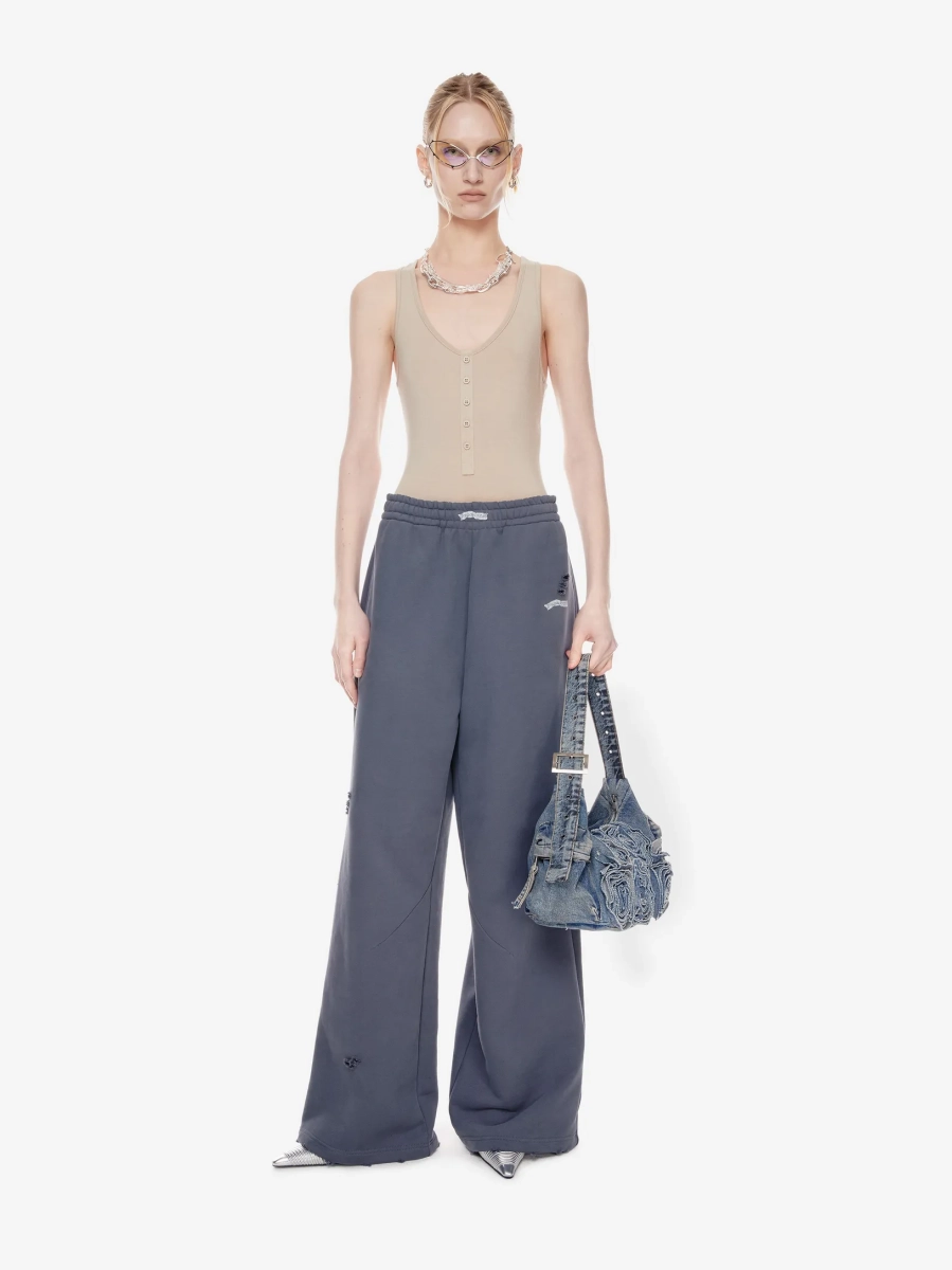 Хлопковые брюки POST POST SCRIPTUM, цвет: серый, 1103.000.00.00.237 купить онлайн