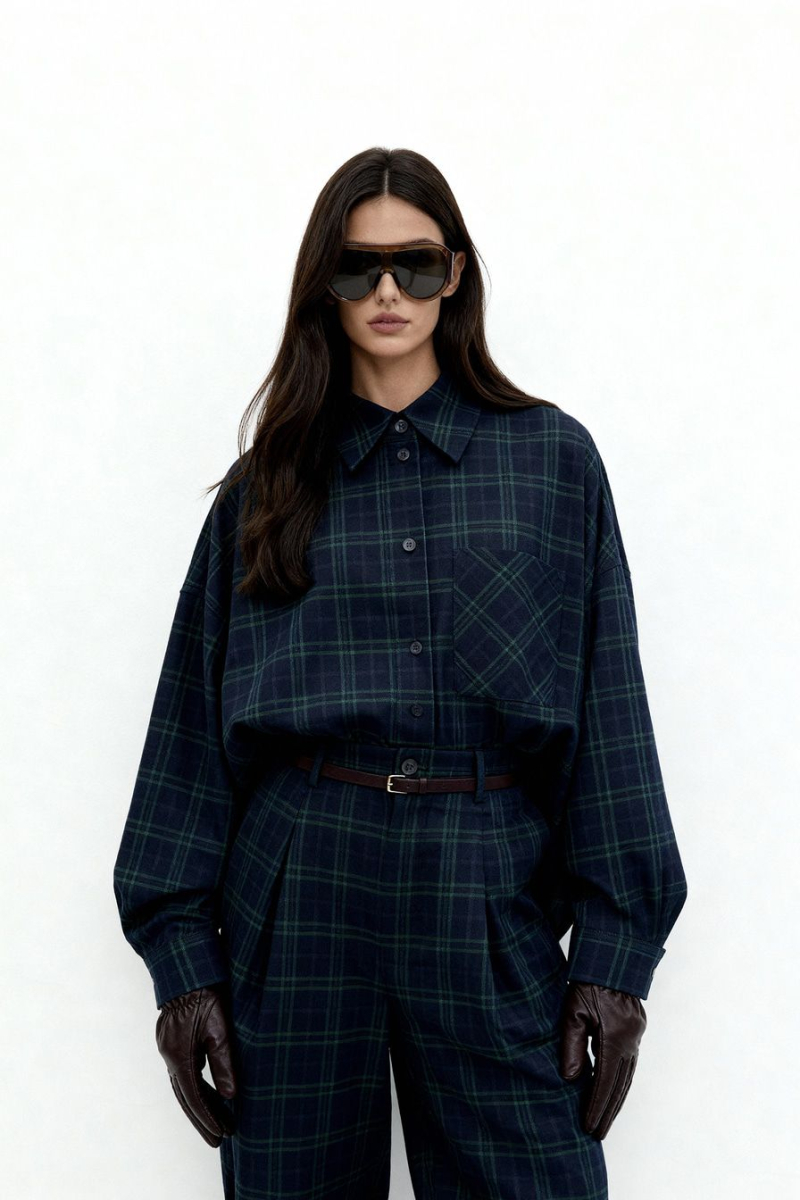 Рубашка из смесовой вискозы