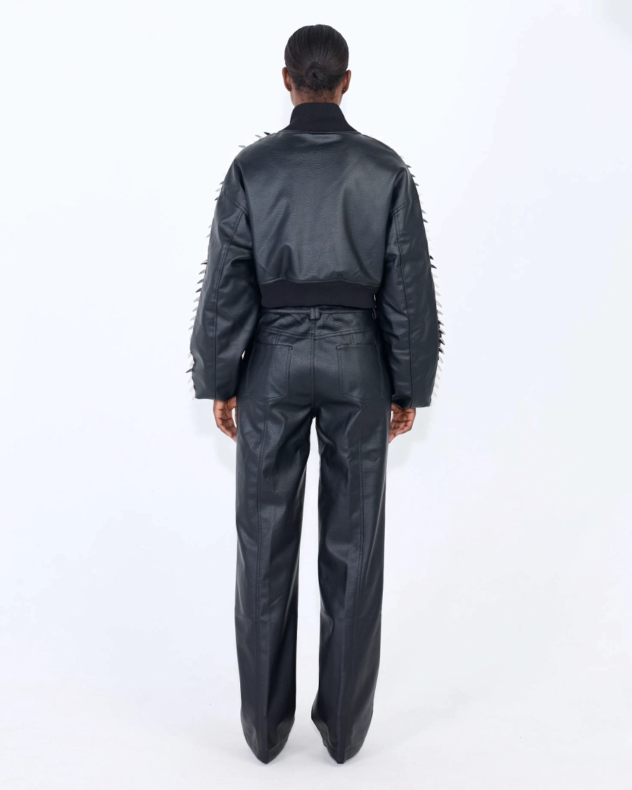 Брюки LEATHER CLAWS BLACK ASIA ST 71, цвет: Черный, Ast71.pants-leather-claws купить онлайн
