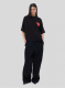 Футболка ZNY HEART ZNY, цвет: Черный, T-HEARTSS25-BLK купить онлайн