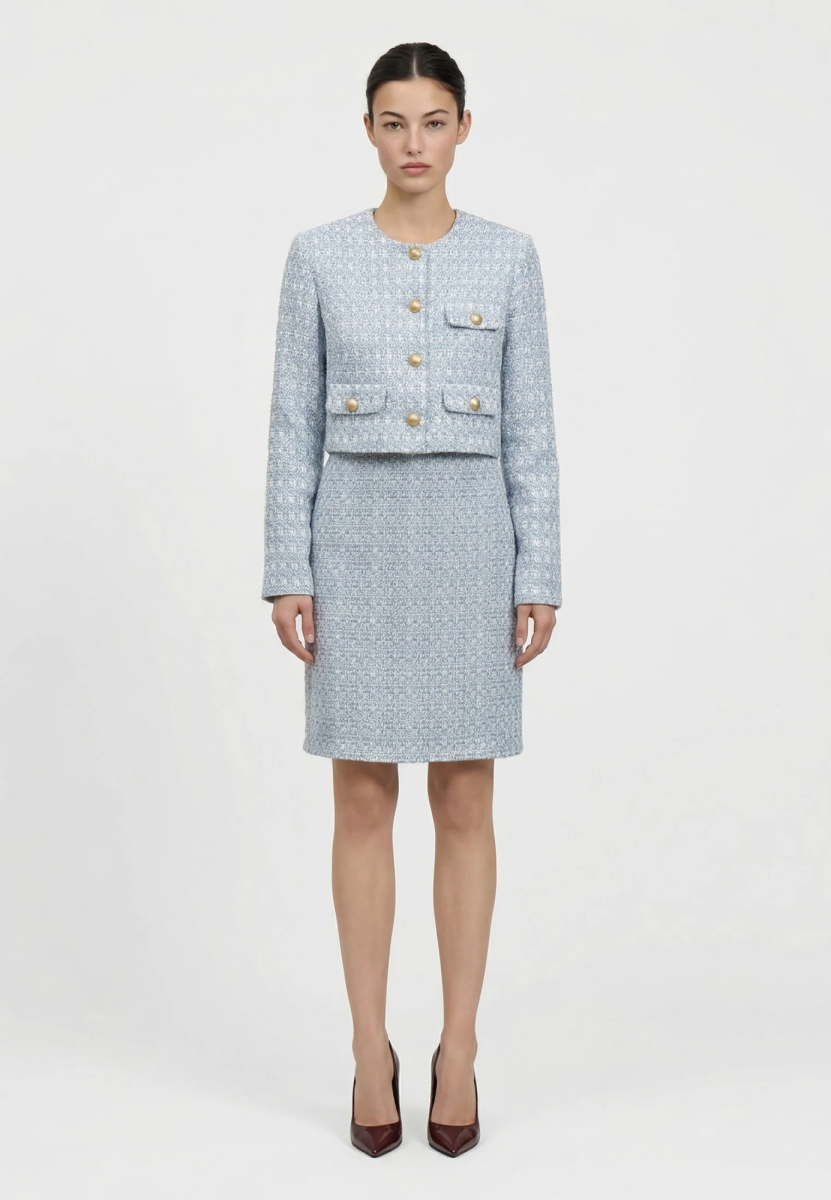 Юбка из твида