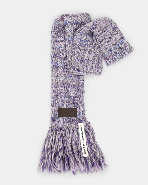 Узкий шарф Arny Praht, цвет: фиолетовый  купить онлайн