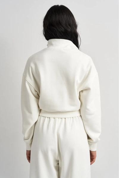 Бомбер мини Erist store, цвет: белый, НФ-00003406 купить онлайн