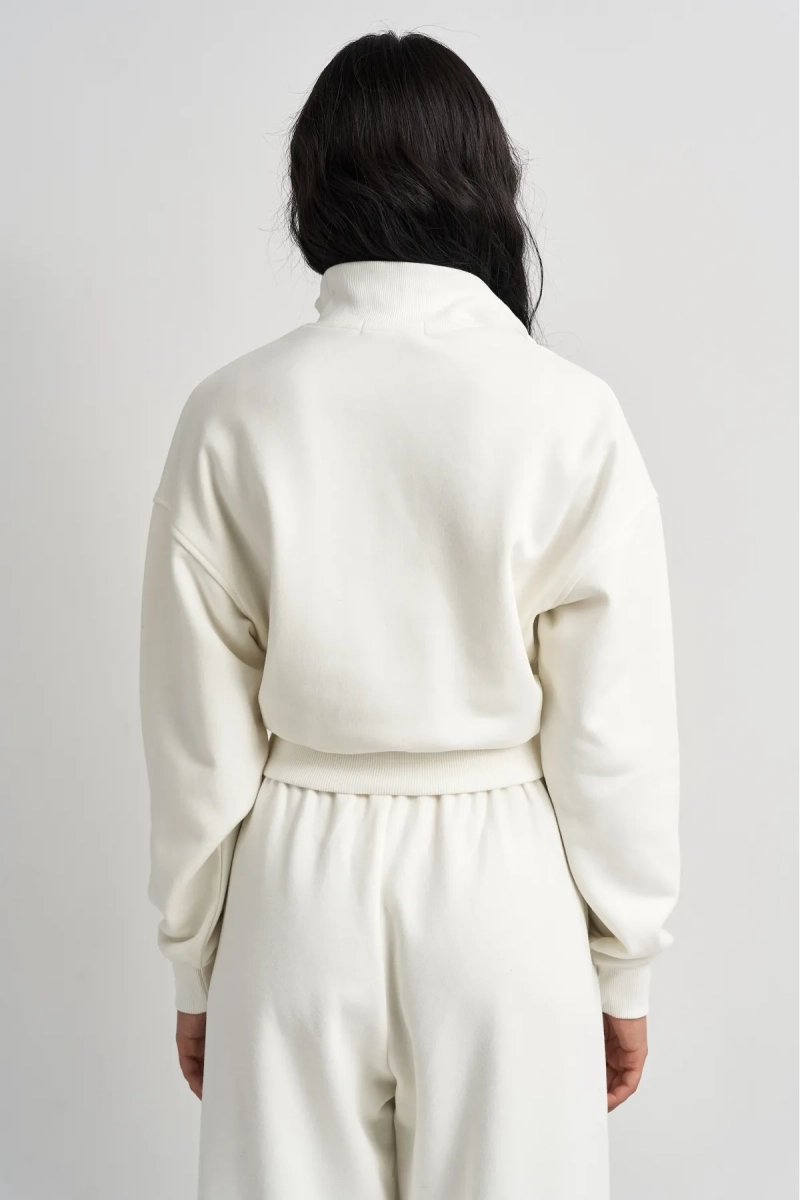 Бомбер мини Erist store, цвет: белый, НФ-00003406 купить онлайн