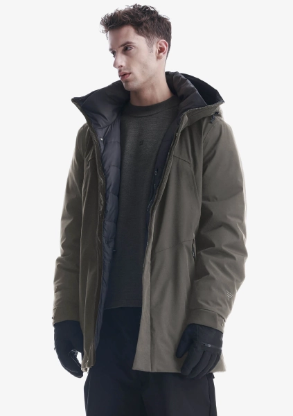 Пуховик SYCAMORE KRAKATAU, цвет: темный серо-зеленый, Qm561-861 купить онлайн