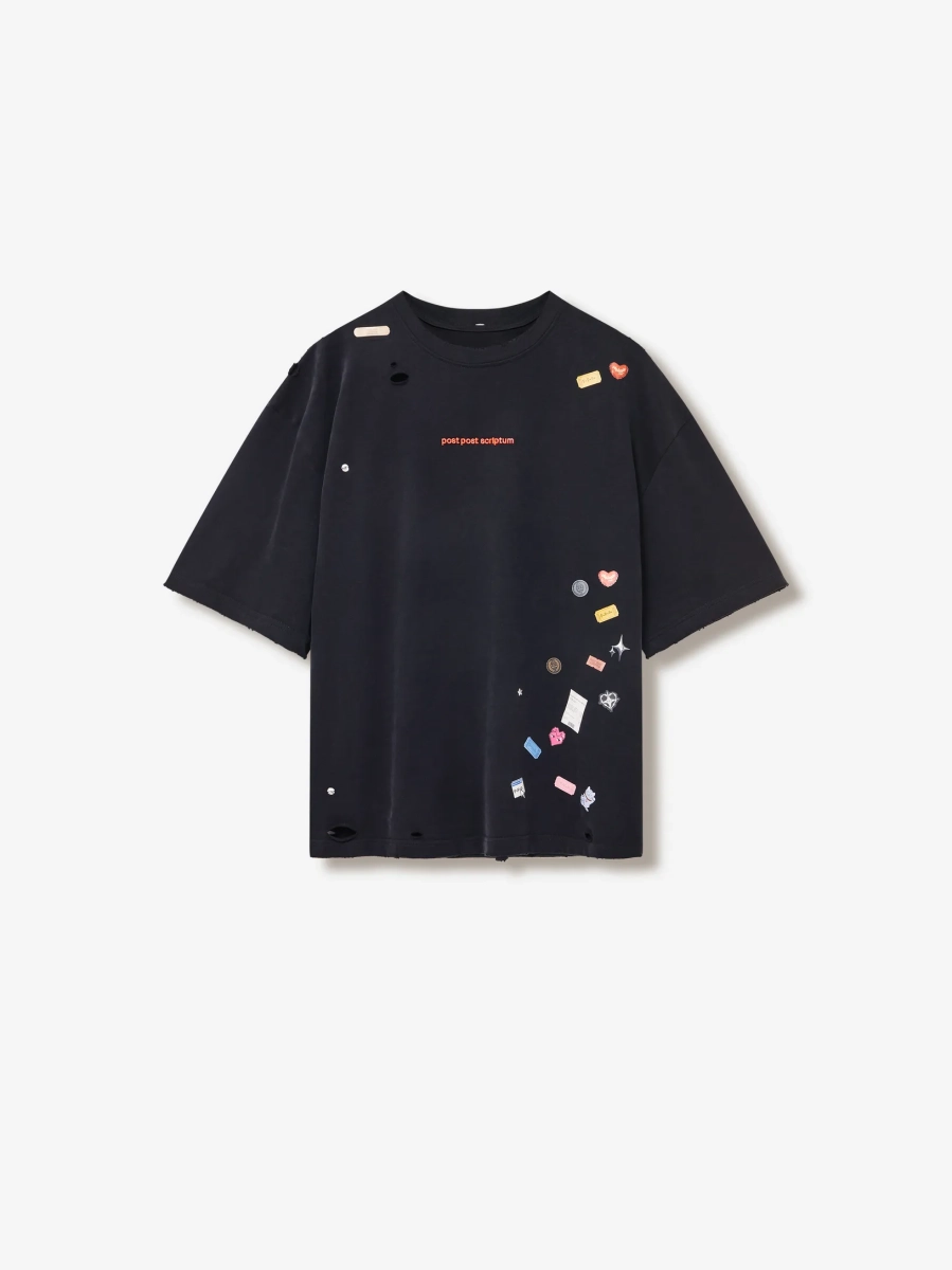 Sticker Pack Футболка Оверсайз p.p.s., цвет: Черный, 1039.00.00.BLK купить онлайн