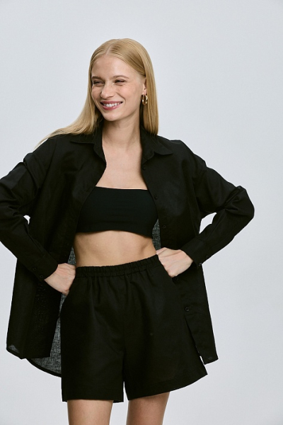 Шорты  "Лин блек" Sport Angel, цвет: Черный  купить онлайн