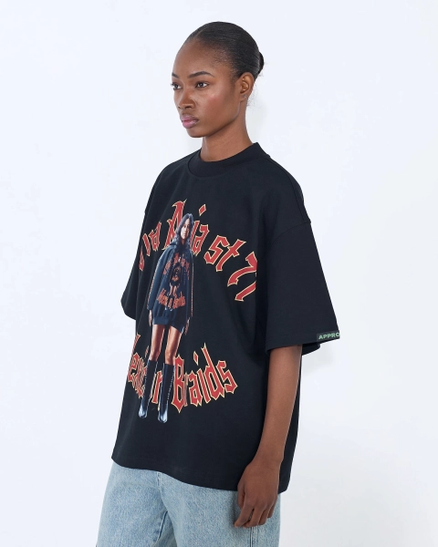 Футболка MEXICAN BRAIDS BLACK ASIA ST 71, цвет: Черный, Ast71.tt-braid-black купить онлайн