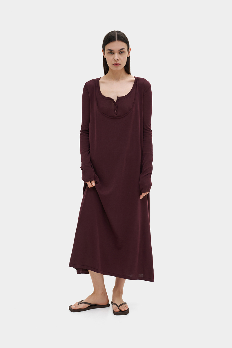 Сарафан VENTO Mankova, цвет: бургунди SS25-020 |новая коллекция купить онлайн