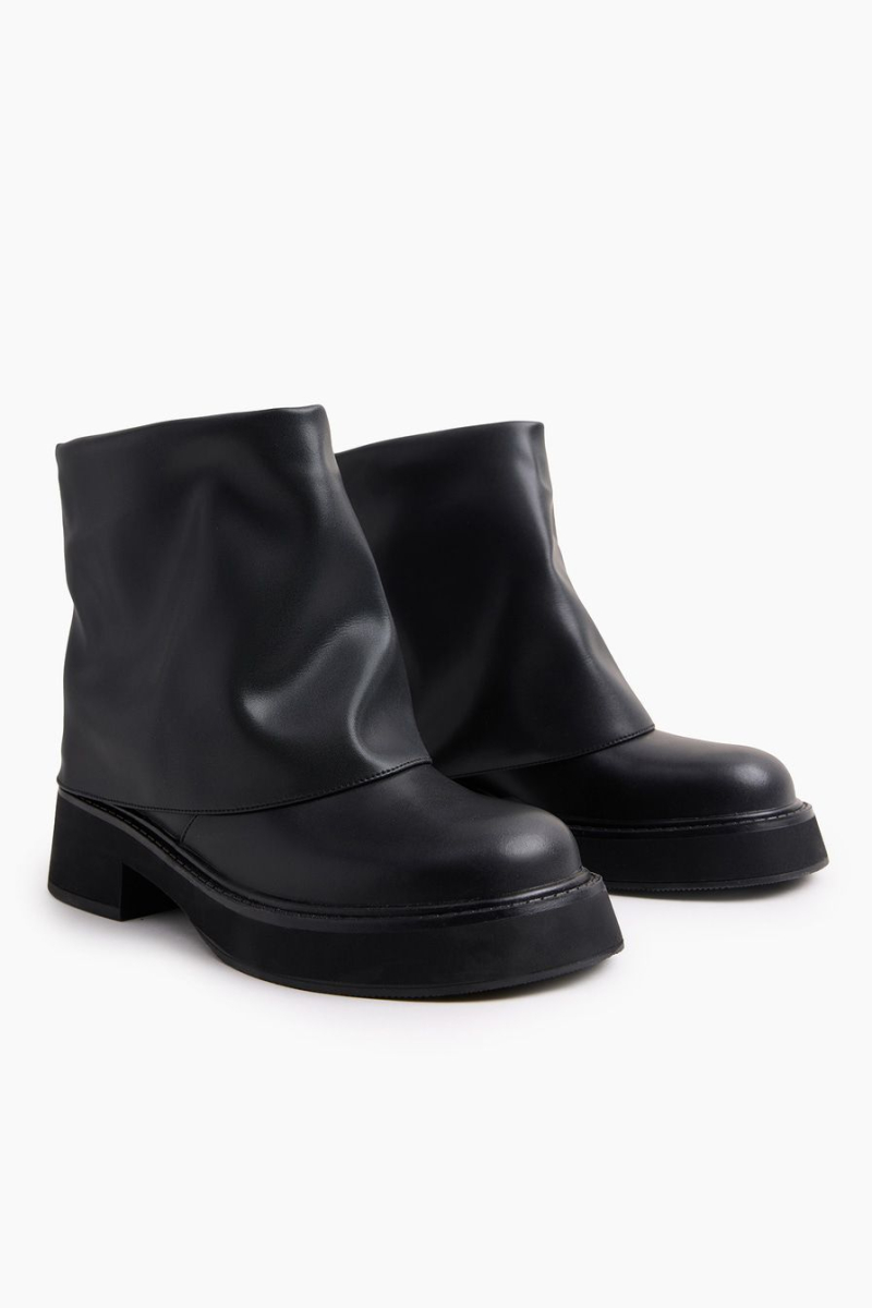 Ботинки из экокожи Lera Nena, цвет: Черный LNU.304.18083.900 купить онлайн