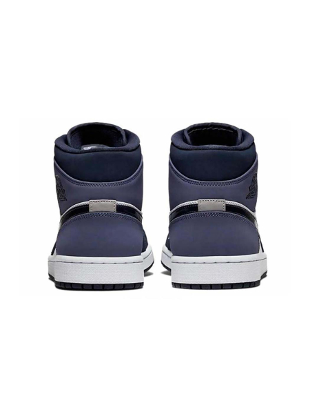 Кроссовки Nike Air Jordan 1 Mid Obsidian shvetsov store, цвет: purple, 554724-445 со скидкой купить онлайн