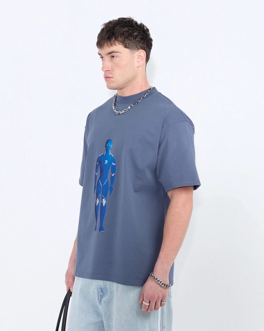 Футболка Аватар робот ASIA ST 71, цвет: синий,  купить онлайн