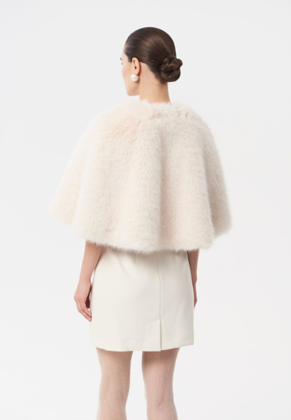 Кейп из меха «Sphinx» CHUBA, цвет: молочный  купить онлайн