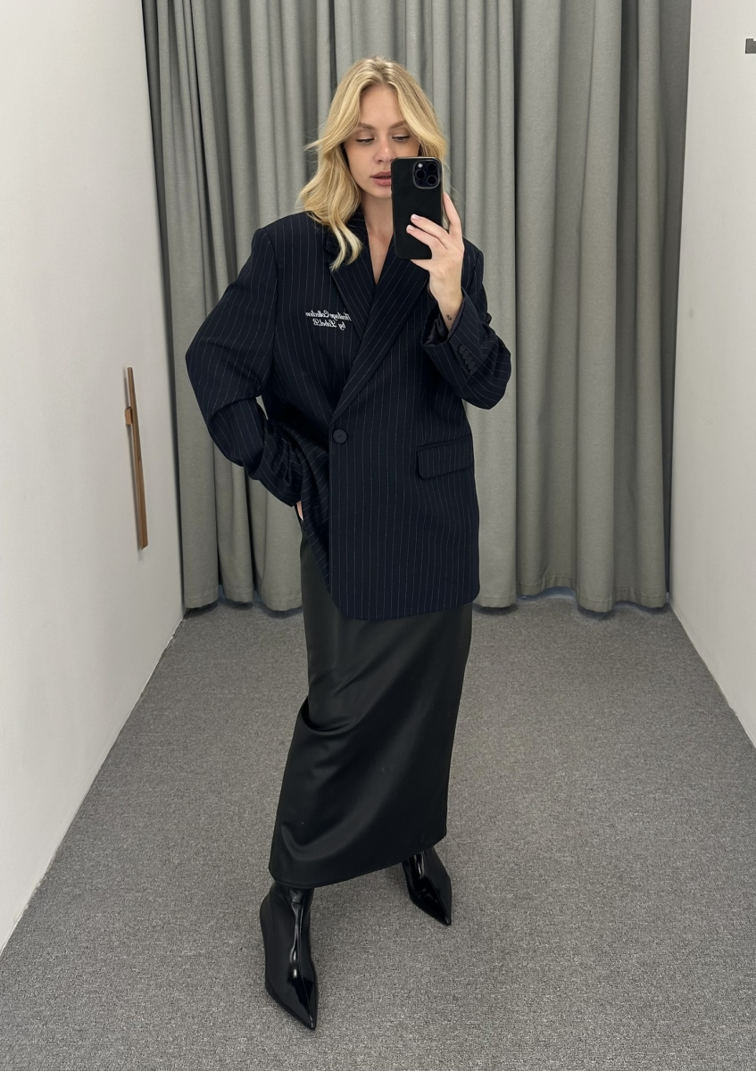 Пиджак объемный с принтом BLUE Label .B, цвет: blue, Jc.30.5.02/3BL купить онлайн