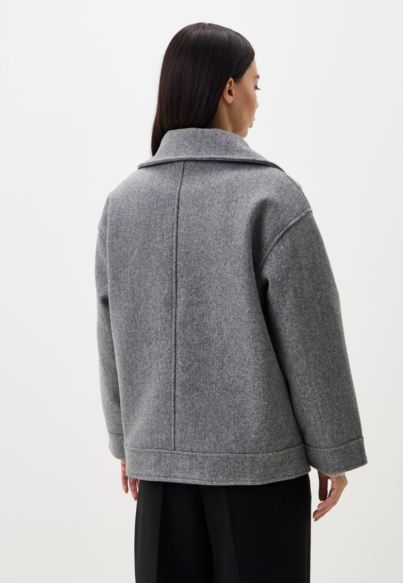 Куртка косуха ENEVOO, цвет: серый, 03513 купить онлайн