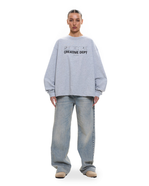 Лонгслив CD Suborbia, цвет: grey melange, 006171 купить онлайн