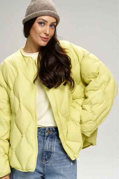 Куртка стеганная с натуральным наполнителем Yellow Pear Erist store, цвет: Желтый, НФ-00003160 купить онлайн