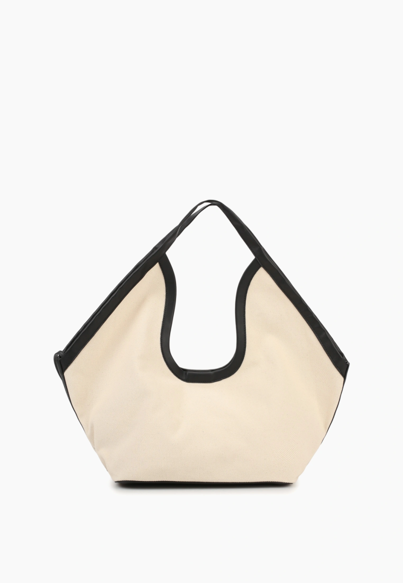 Сумка шопер трапеция льняная