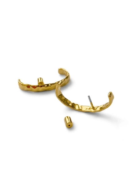 Серебряные серьги «Слияние» gold SBLESKOM, цвет: позолота, 21729 купить онлайн