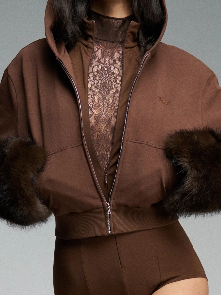 Боди из джерси WALK OF SHAME, цвет: коричневый, BD007/NY2526 купить онлайн