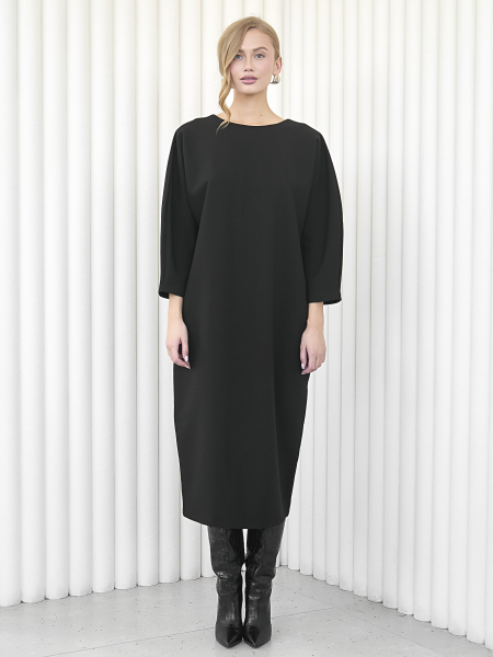 Платье с цельнокроеным рукавом I.B.W., цвет: Черный, DR004K купить онлайн
