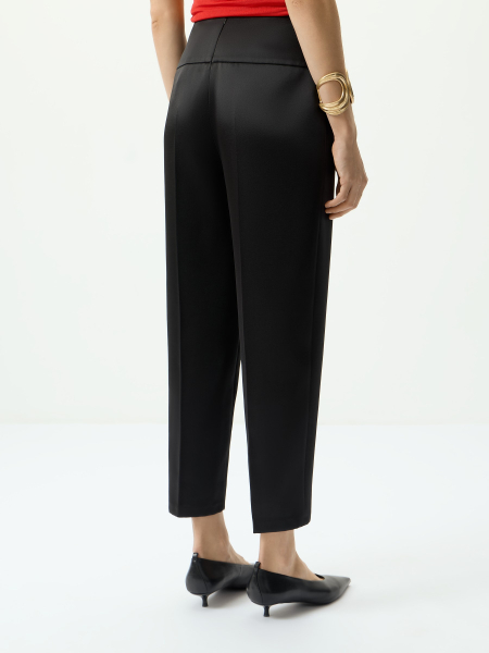 Брюки укороченные с шелковистым блеском Conso, цвет: Черный, PT 250965 - черный купить онлайн