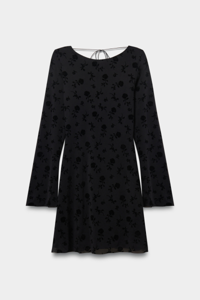 Платье мини с открытой спиной REFERT, цвет: Черный, 08-4201/1-2511 купить онлайн