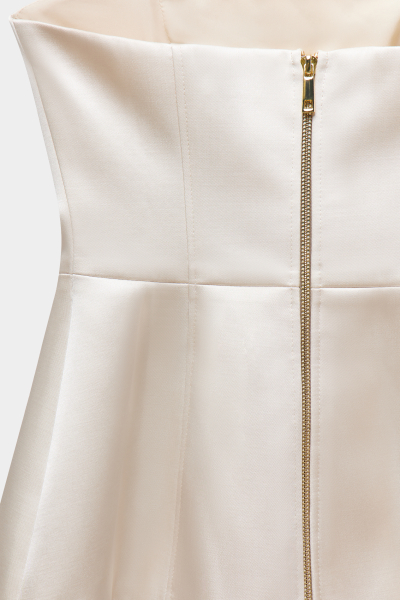 Топ корсетный с баской из сатина REFERT, цвет: жемчужный, 13-4033/1-2511 купить онлайн