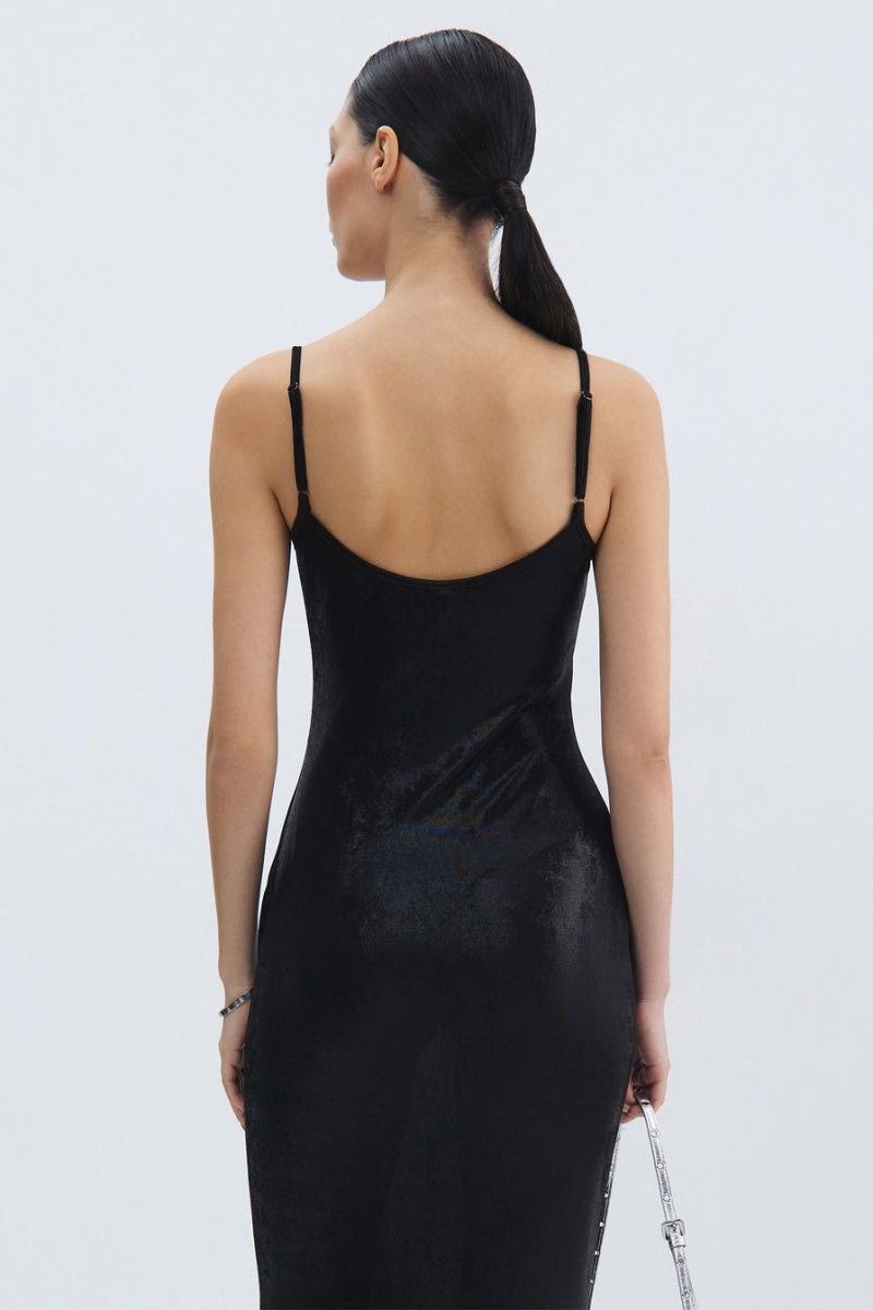 Платье с люрексом TOPTOP, цвет: Черный, TT.012.16037.900 купить онлайн