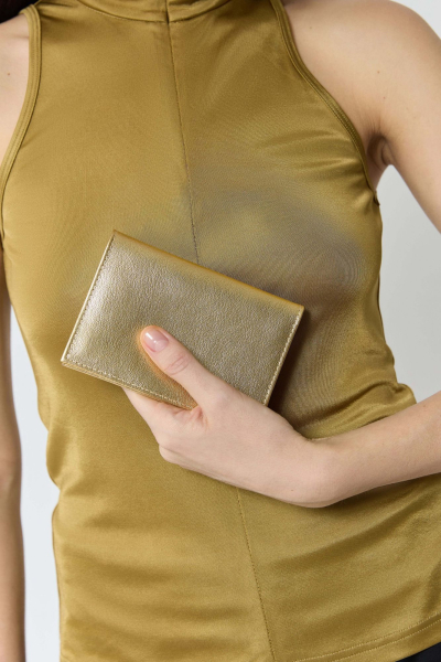 Обложка для паспорта из кожи AROUND, цвет: золотой 3_4L06 купить онлайн