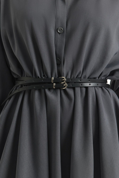 Платье-рубашка TOPTOP, цвет: серый, TT.010.18008.800 купить онлайн