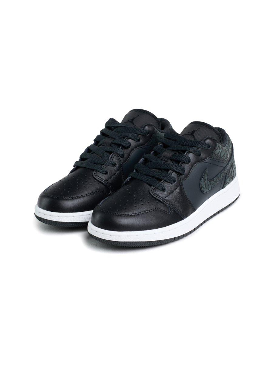 Кроссовки подростковые Jordan 1 Low SE "Black Elephant" GS NKDADDYS SNEAKERS, цвет: Чёрный FB9908-001 купить онлайн