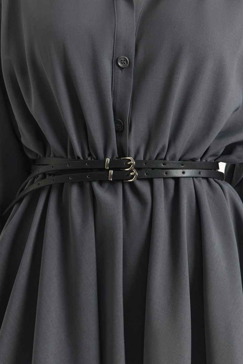 Платье-рубашка TOPTOP, цвет: серый, TT.010.18008.800 купить онлайн