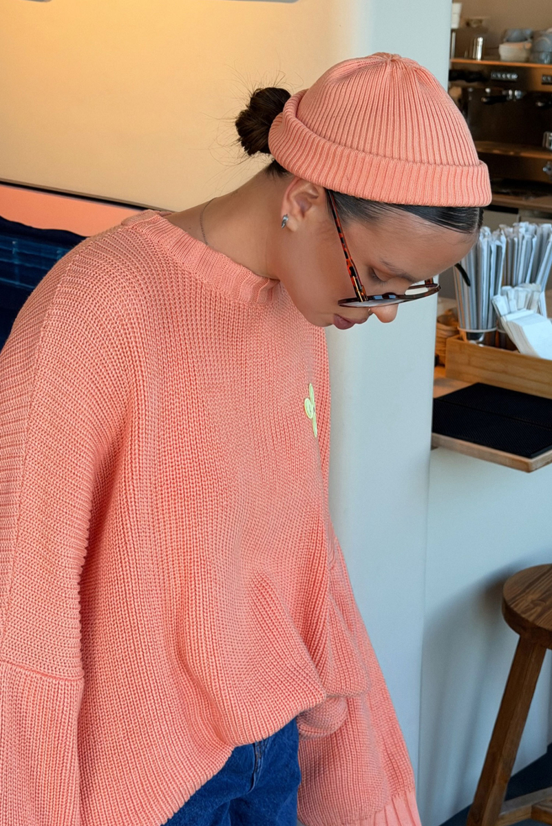 Шапка БИНИ короткая Label .B, цвет: светло-розовый Ac.54.0/2LP купить онлайн