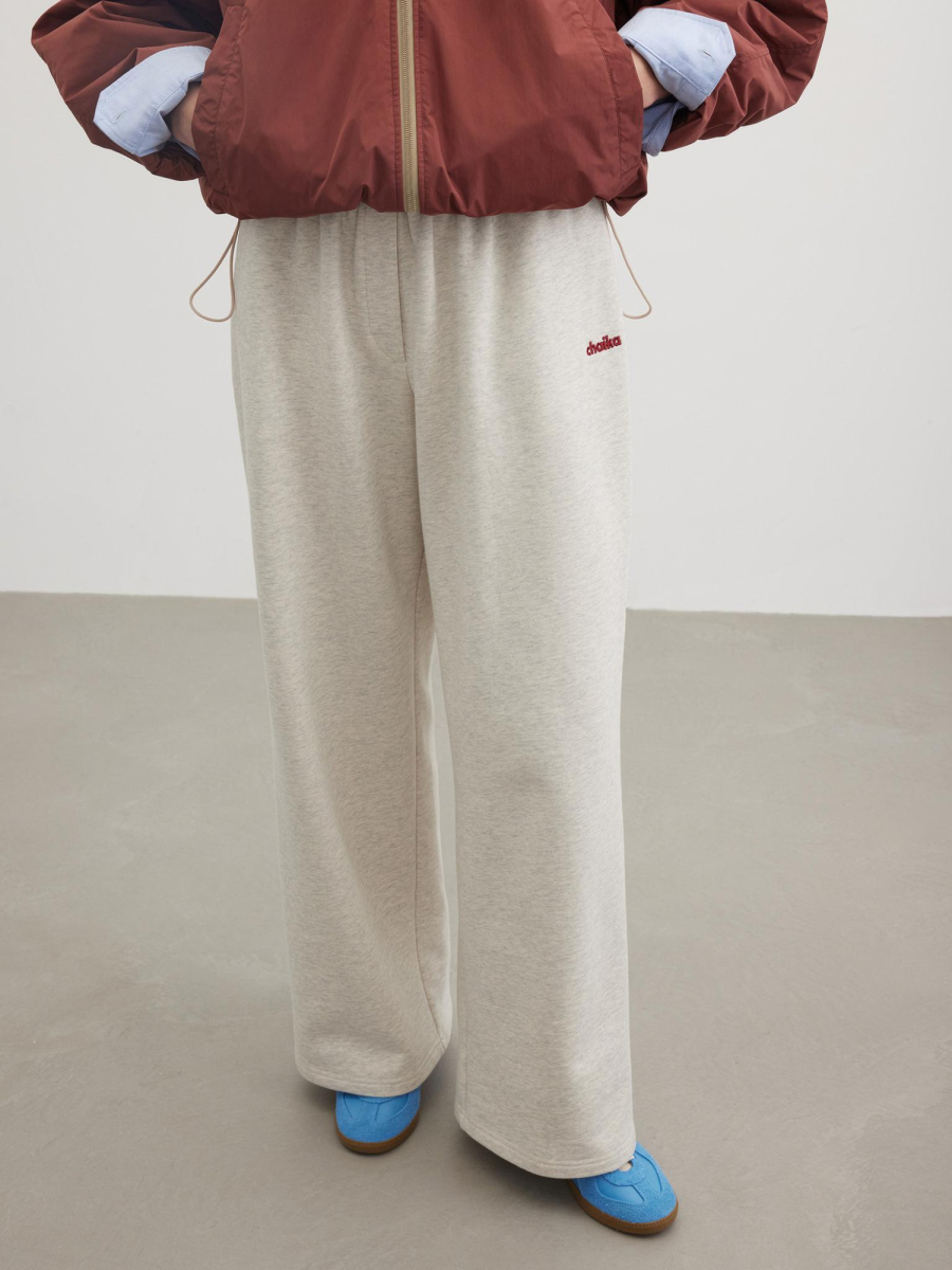 Брюки футер с вышивкой