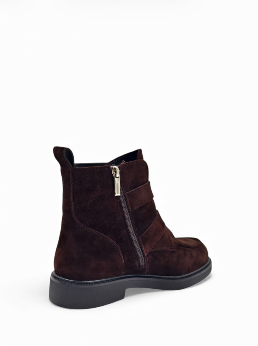 Ботинки зимние из натуральной замши GRANDERA, цвет: коричневый 2628-y5m01-3 (884) купить онлайн