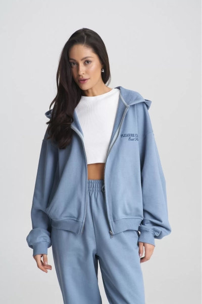 Худи ZIP Blue
