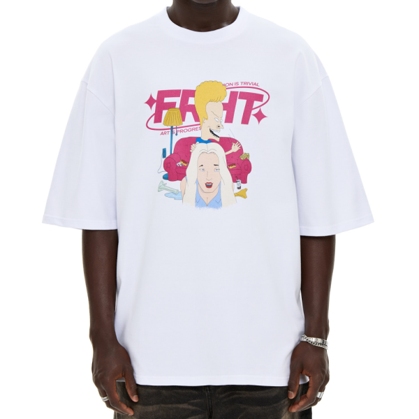 Футболка FRHT Chill Beavis FRHT&OUT OF REACH, цвет: WHITE, TSCHLLBVSWHT купить онлайн