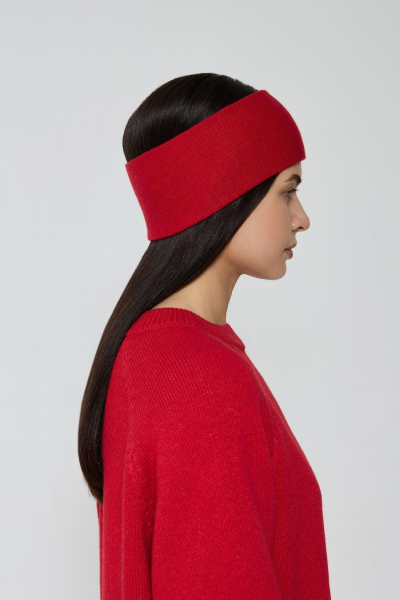 Повязка из смесового кашемира AROUND, цвет: красный 174_04C25 купить онлайн