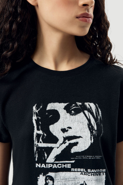 Футболка Архив NAIPACHE, цвет: Черный, 2621004900 купить онлайн