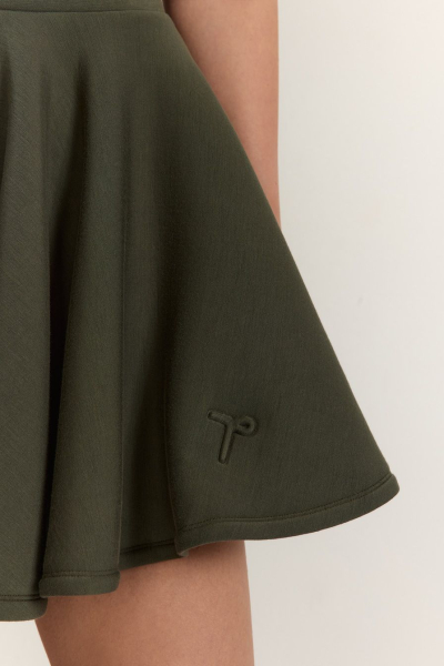 Юбка из смесовой вискозы TOPTOP, цвет: зеленый, TT.070.17745.500 купить онлайн