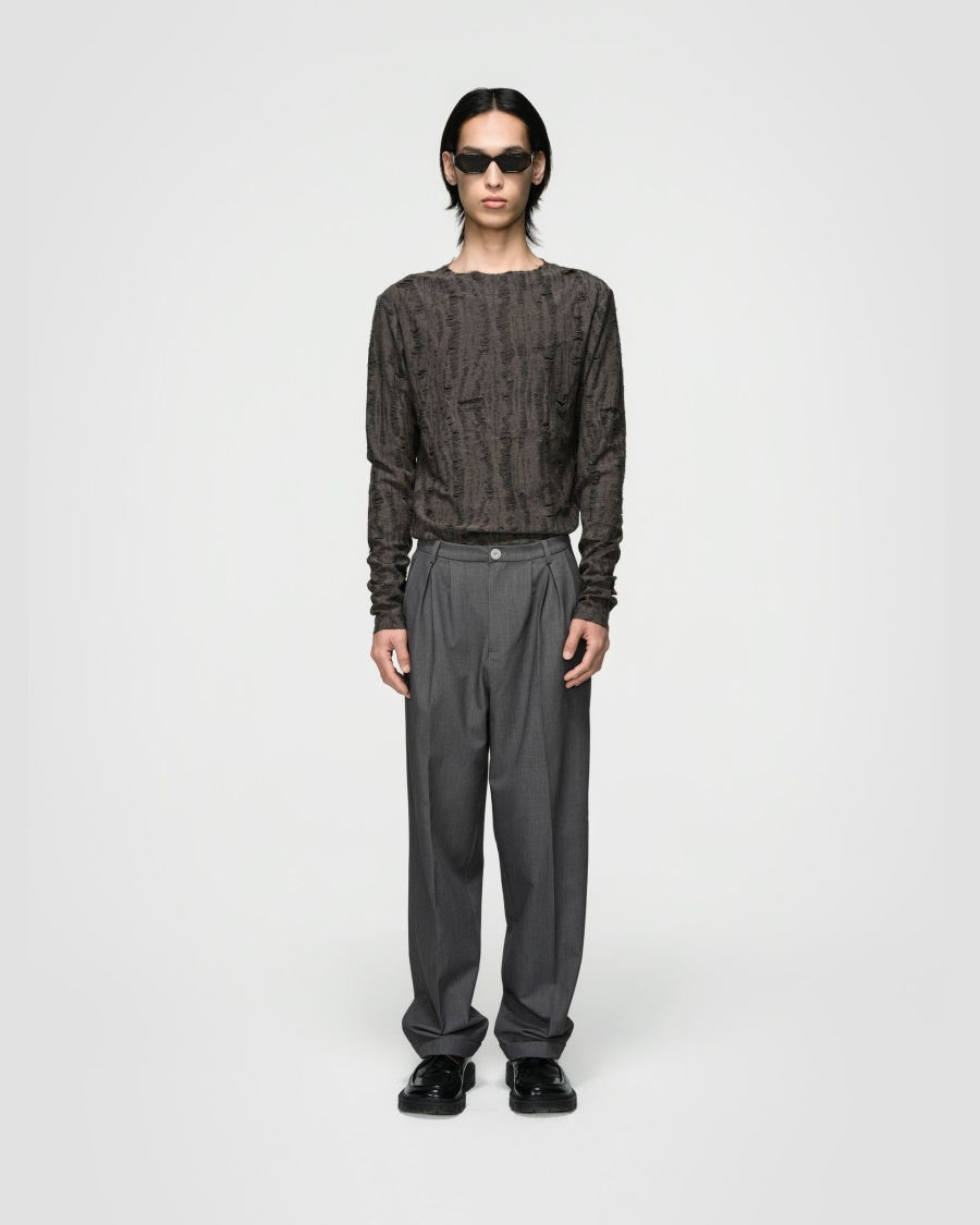 Брюки Classic Pants With Metal Accessory Berhasm, цвет: серый tro24-19-grey |новая коллекция купить онлайн