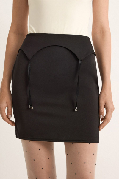 Атласная юбка TOPTOP, цвет: Черный, TT.070.18406.900 купить онлайн