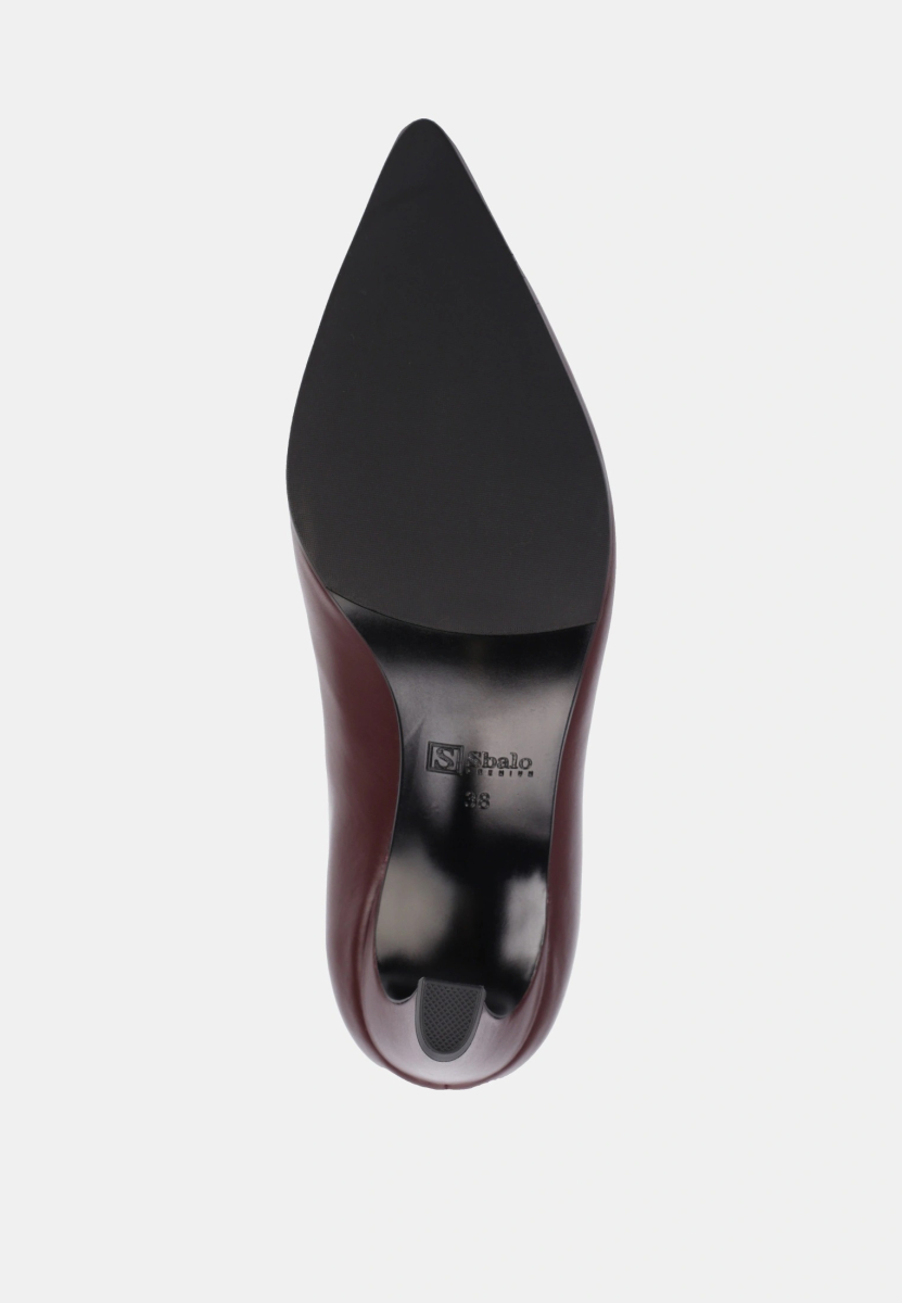 Ботильоны SBALO, цвет: Бордовый STR12-1 купить онлайн