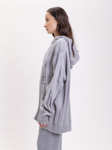 Худи Grunge CREATORÉ, цвет: серый, 05-CT03072/11 купить онлайн
