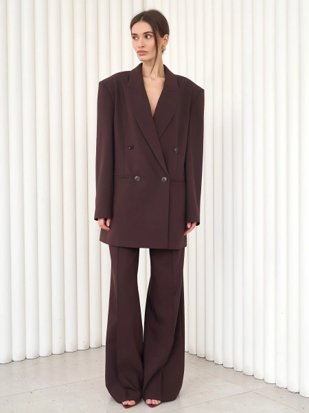 Брюки-клеш от бедра I.B.W., цвет: шоколад, TR006 купить онлайн