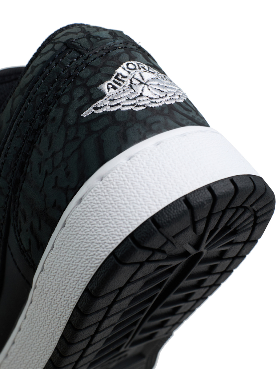 Кроссовки подростковые Jordan 1 Low SE "Black Elephant" GS NKDADDYS SNEAKERS, цвет: Чёрный FB9908-001 купить онлайн